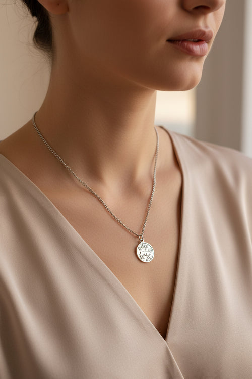 Birthstone Necklace (Aries)
