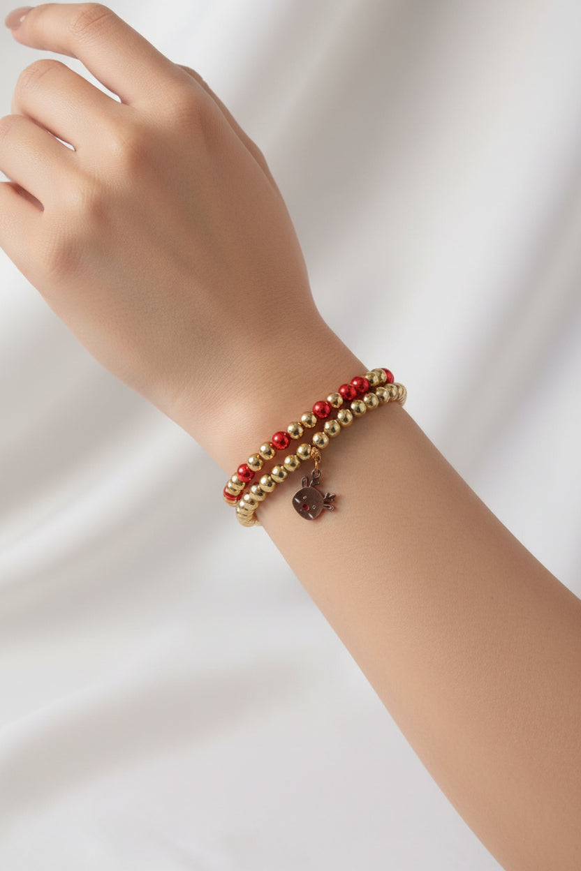 Christmas Charm Bracelet (Medium Large)