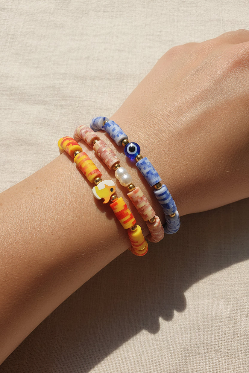 Clay Beads Bracelets