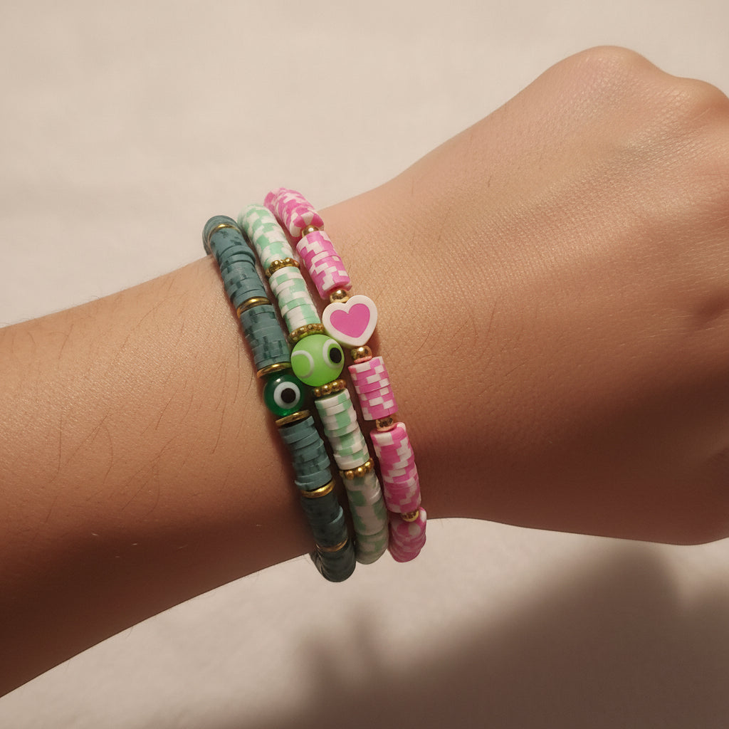 Clay Beads Bracelets