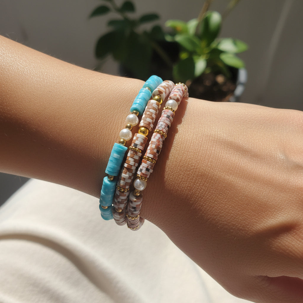 Clay Beads Bracelets