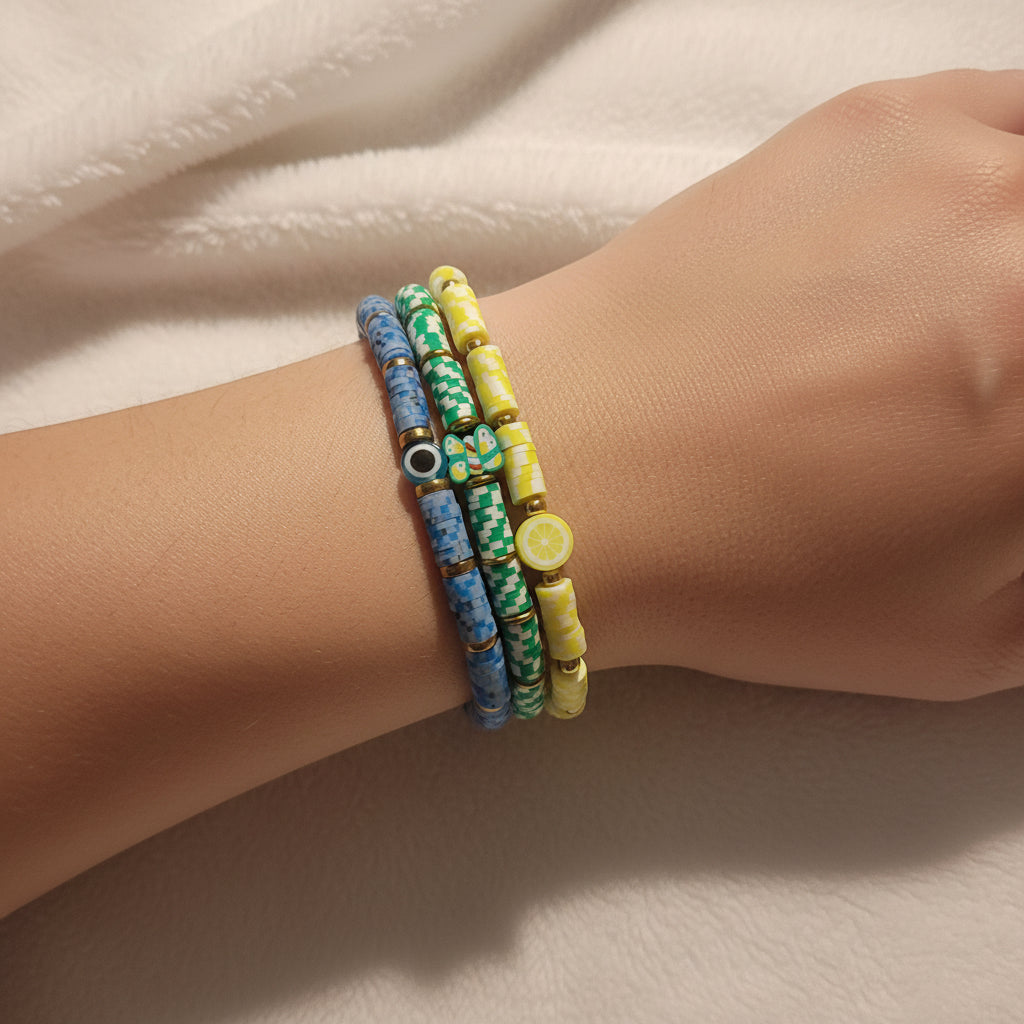 Clay Beads Bracelets