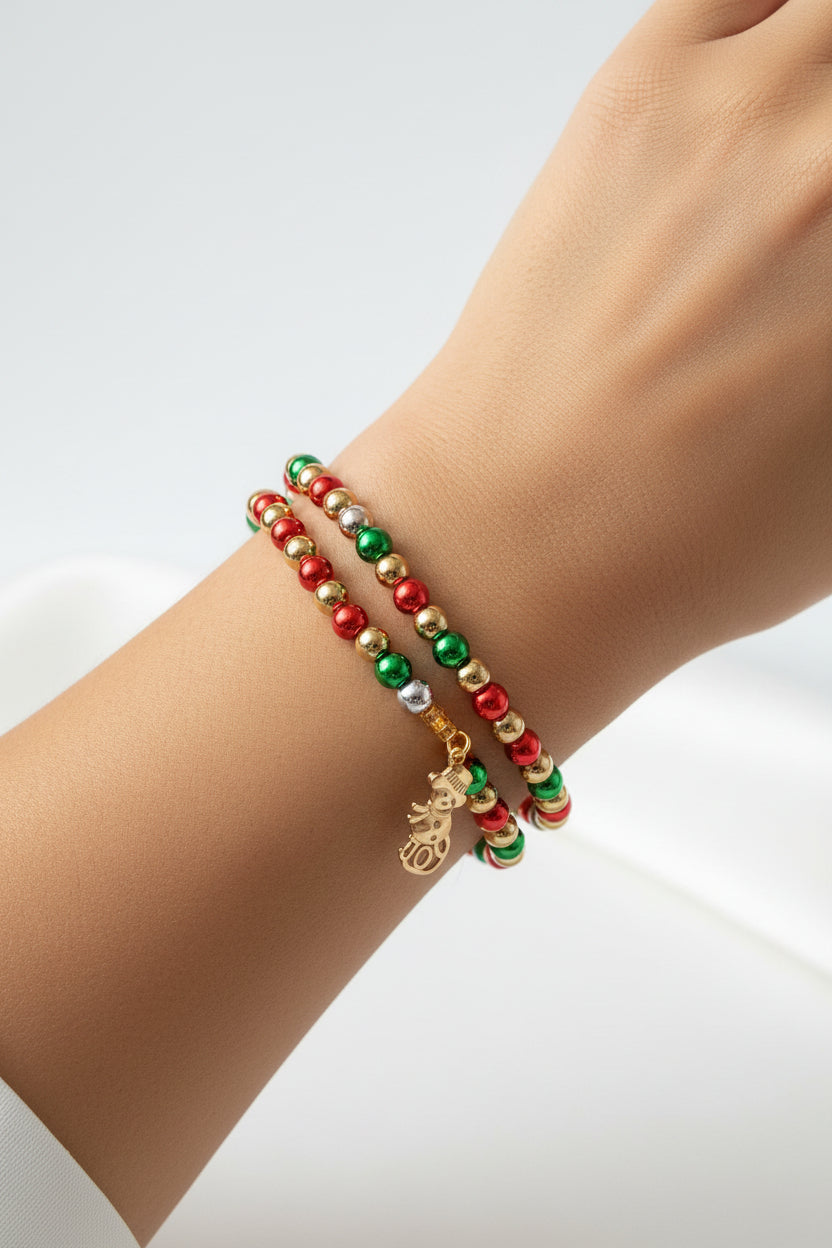 Christmas Charm Bracelet (Medium Small)