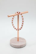 Cherry Blossom Crack Glass Bead Bracelets