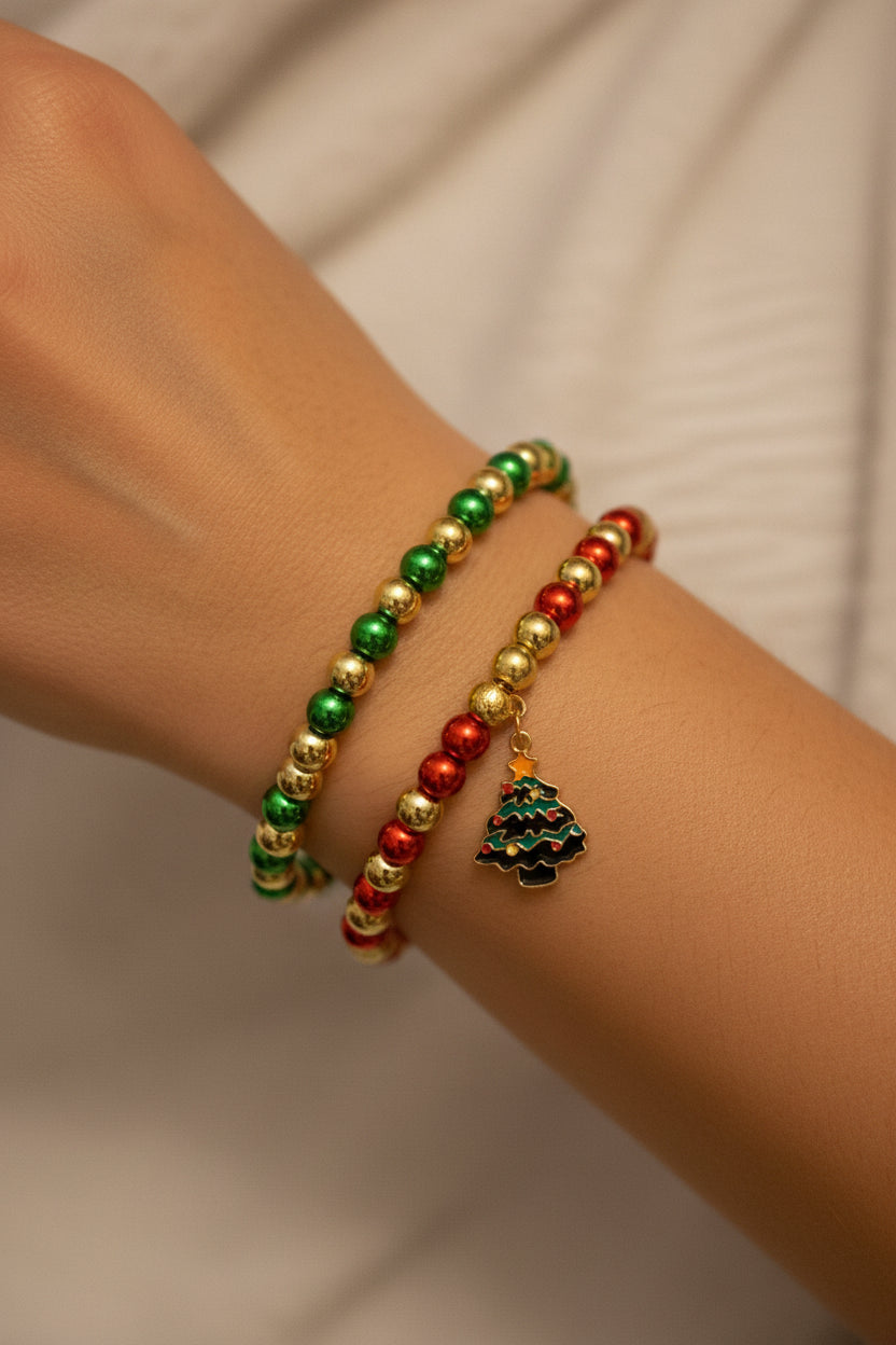 Christmas Charm Bracelet (Medium Small)