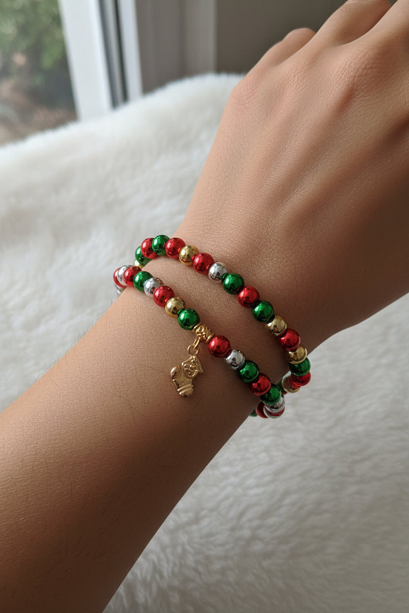 Christmas Charm Bracelet Medium Large)