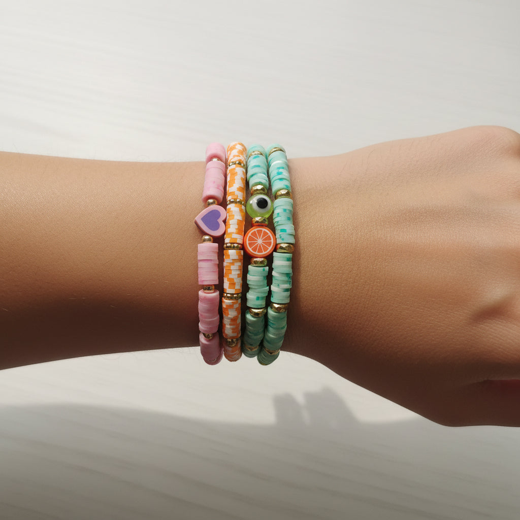 Clay Beads Bracelets