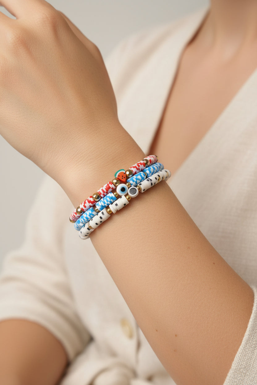 Clay Beads Bracelets