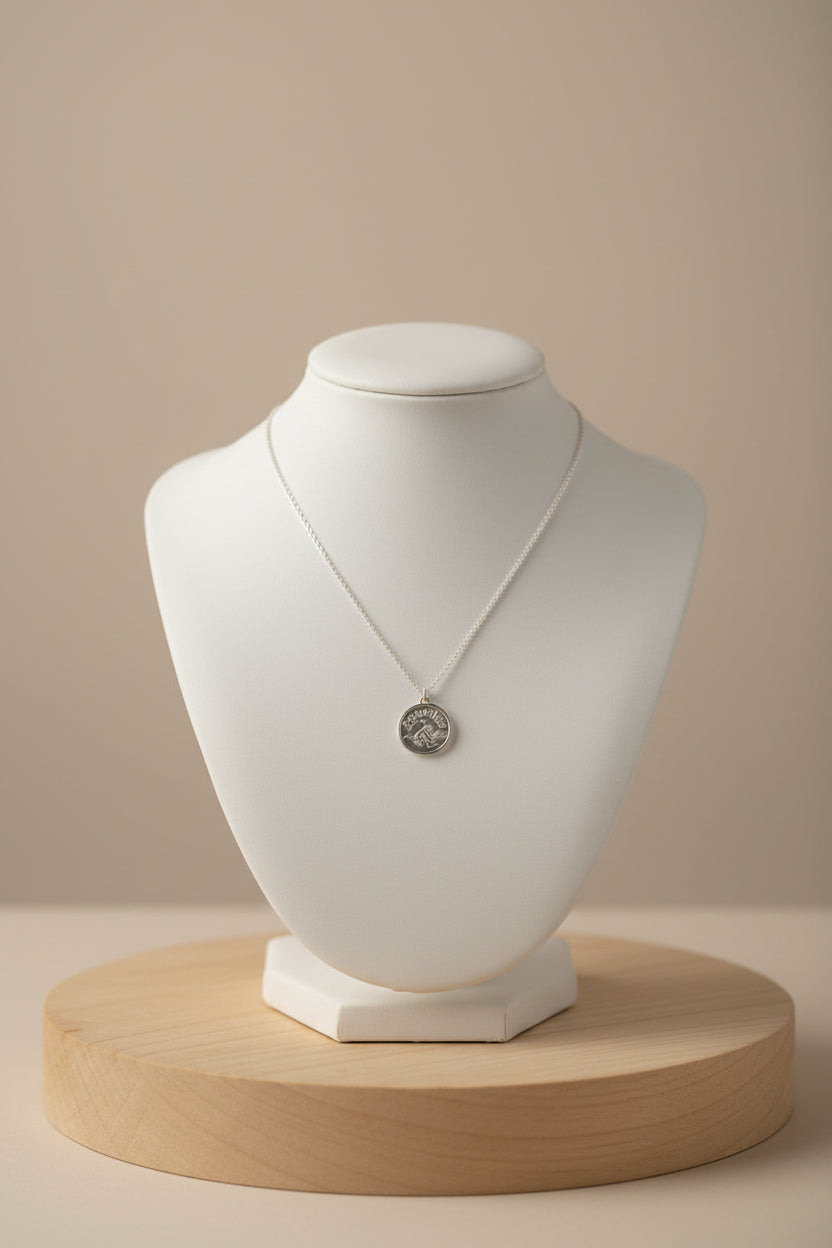 Birthstone Necklace (Aquarius)